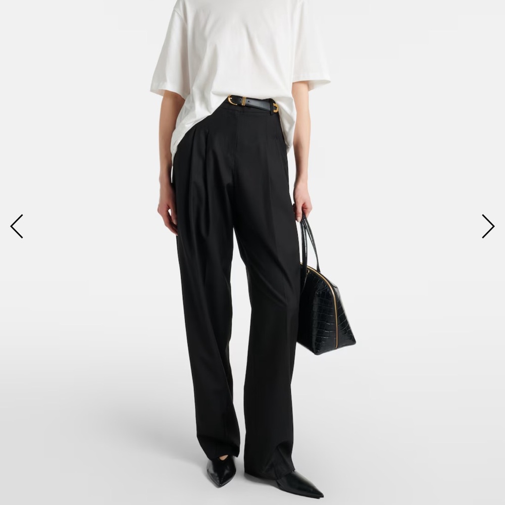 The Frankie Shop Gelso high rise wide leg pants